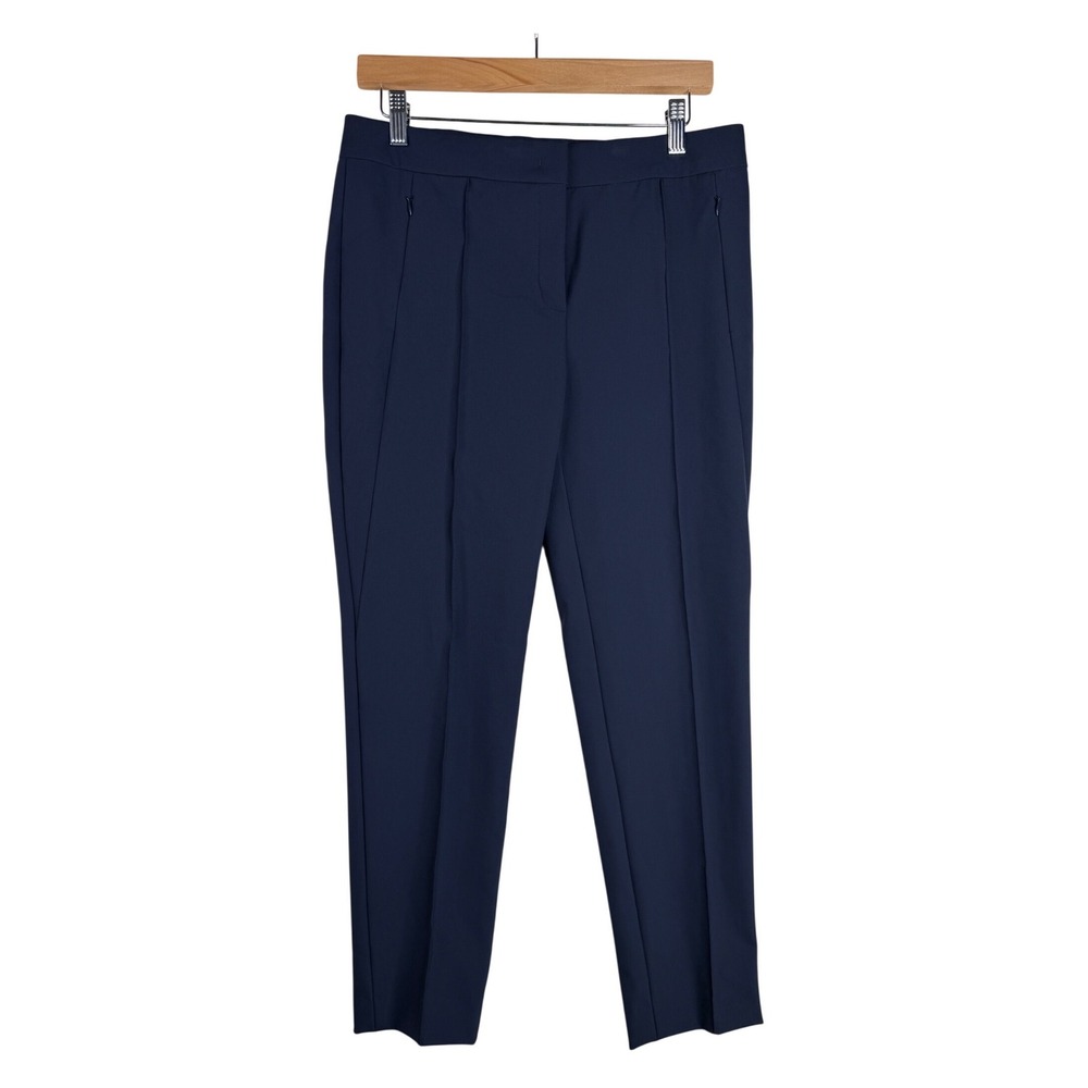 Escada Tusko Deep Sea Slim Tapered Pants size 38 (US 8) Blue